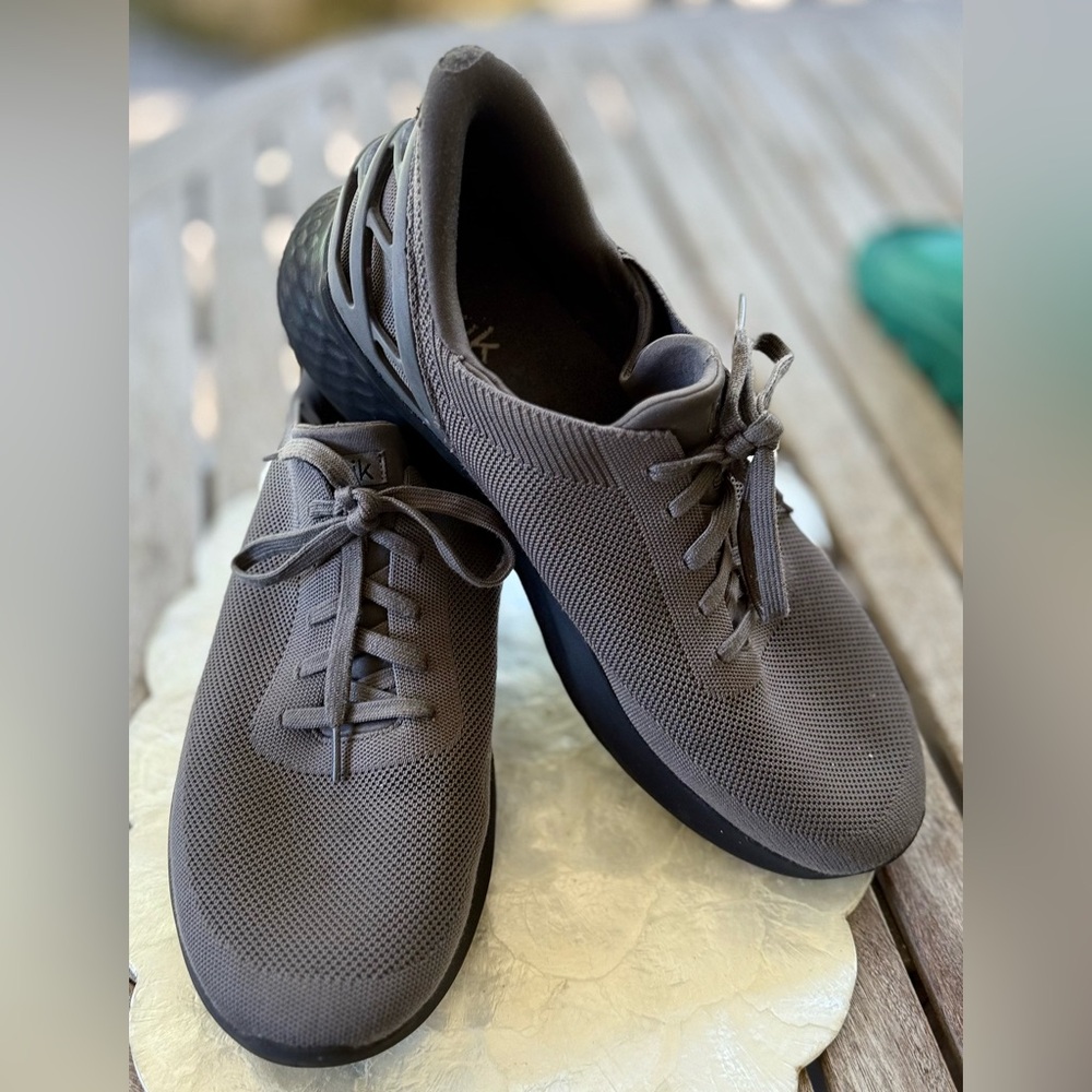 Men’s Kizik Athens Hands Free Slip On Sneakers in Graphite! Sz 15 WIDE! - Picture 4 of 10